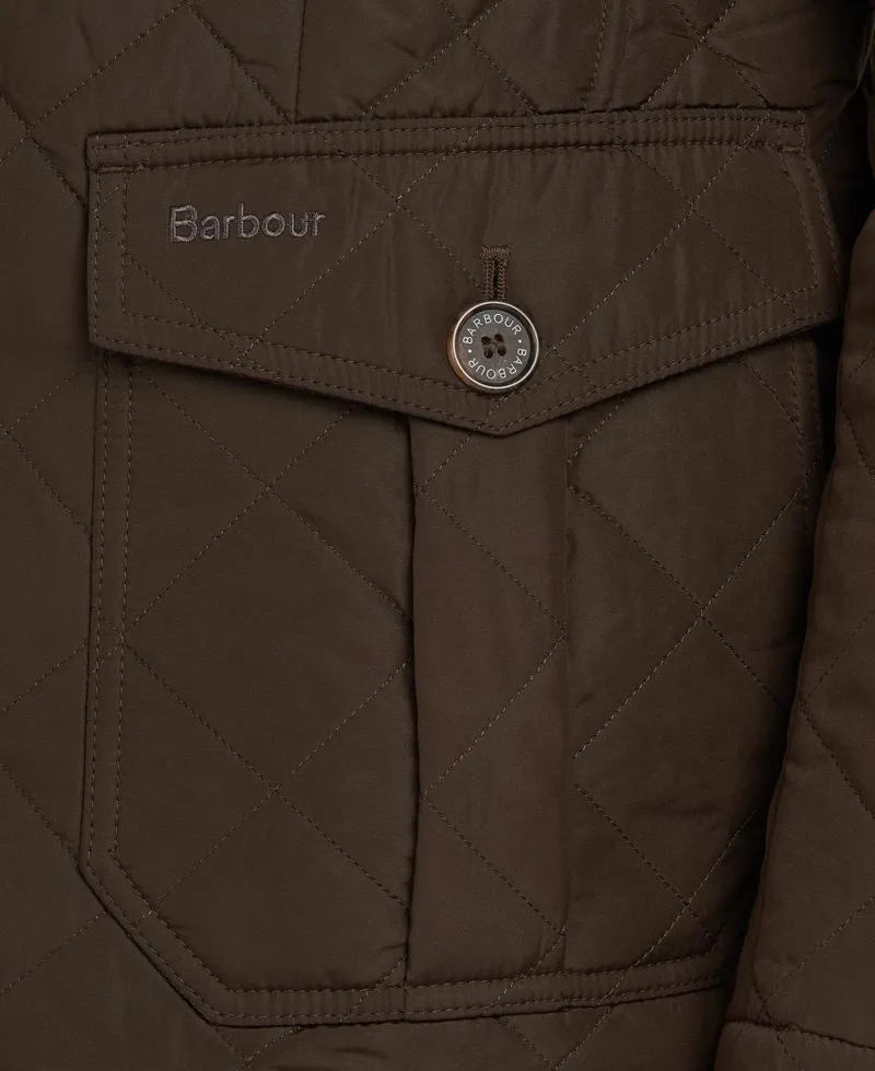 Barbour quilted sales lutz olive